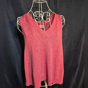 Anthropologie Fuchsia Knit Top